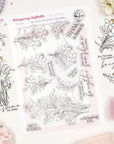 Pinkfresh Studio - Clear Stamps - Whispering Daffodils-ScrapbookPal