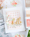 Pinkfresh Studio - Stencils - Blooming Grace-ScrapbookPal