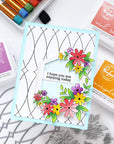 Pinkfresh Studio - Dies - Cheerful Blossoms-ScrapbookPal