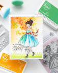 Pinkfresh Studio - Stencils - Couture Grace-ScrapbookPal