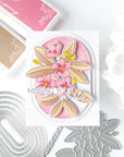 Pinkfresh Studio - Dies - Double Stitched Elongated Oval-ScrapbookPal