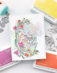 Pinkfresh Studio - Dies - Double Stitched Elongated Oval-ScrapbookPal