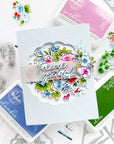 Pinkfresh Studio - Press Plates - Leafy Lattice-ScrapbookPal
