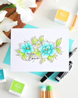 Pinkfresh Studio - Stencils - Floral Daydream-ScrapbookPal