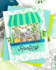 Pinkfresh Studio - Stencils - Flower Market-ScrapbookPal