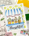 Pinkfresh Studio - Stencils - Flower Market-ScrapbookPal