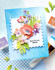 Pinkfresh Studio - Stencils - Golden Poppies-ScrapbookPal