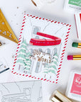 Pinkfresh Studio - Press Plates - Holiday Express-ScrapbookPal