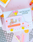 Pinkfresh Studio - Dies - Ice Cream Truck-ScrapbookPal