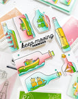 Pinkfresh Studio - Stencils - Message In A Bottle-ScrapbookPal