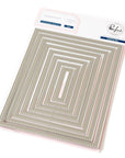 Pinkfresh Studio - Dies - Nested Rectangles Diagonal Stitch-ScrapbookPal