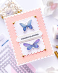 Pinkfresh Studio - Dies - Nested Rectangles Postage Edge-ScrapbookPal