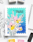 Pinkfresh Studio - Dies - Nested Rectangles Postage Edge-ScrapbookPal