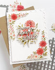Pinkfresh Studio - Stencils - Peony Glow-ScrapbookPal