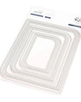 Pinkfresh Studio - Dies - Rounded & Braided Rectangle-ScrapbookPal