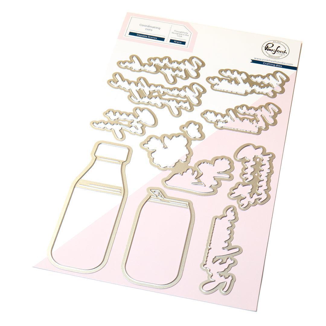 Pinkfresh Studio - Dies - Sippable Scenes-ScrapbookPal