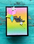 Pinkfresh Studio - Dies - Stitched Basket Weave Cover Plate-ScrapbookPal