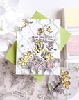 Pinkfresh Studio - Stencils - Whispering Daffodils-ScrapbookPal