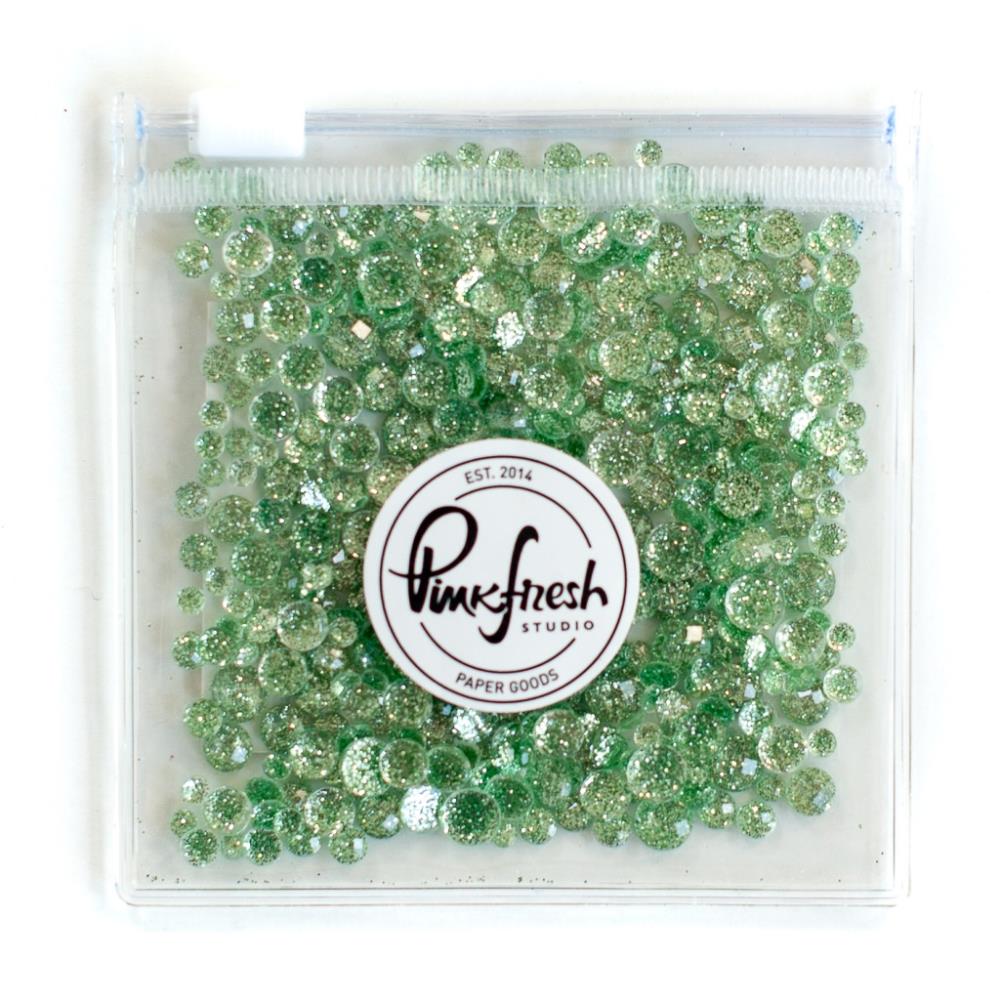 Pinkfresh Studio - Glitter Drops - Leaf-ScrapbookPal