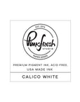 Pinkfresh Studio - Premium Pigment Ink Cube - Calico White-ScrapbookPal