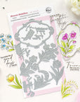 Pinkfresh Studio - Press Plates - Blossom Medallion-ScrapbookPal