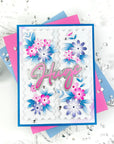 Pinkfresh Studio - Press Plates - Cheerful Blossoms-ScrapbookPal