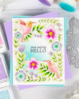 Pinkfresh Studio - Stencils - Happy Hummingbirds-ScrapbookPal