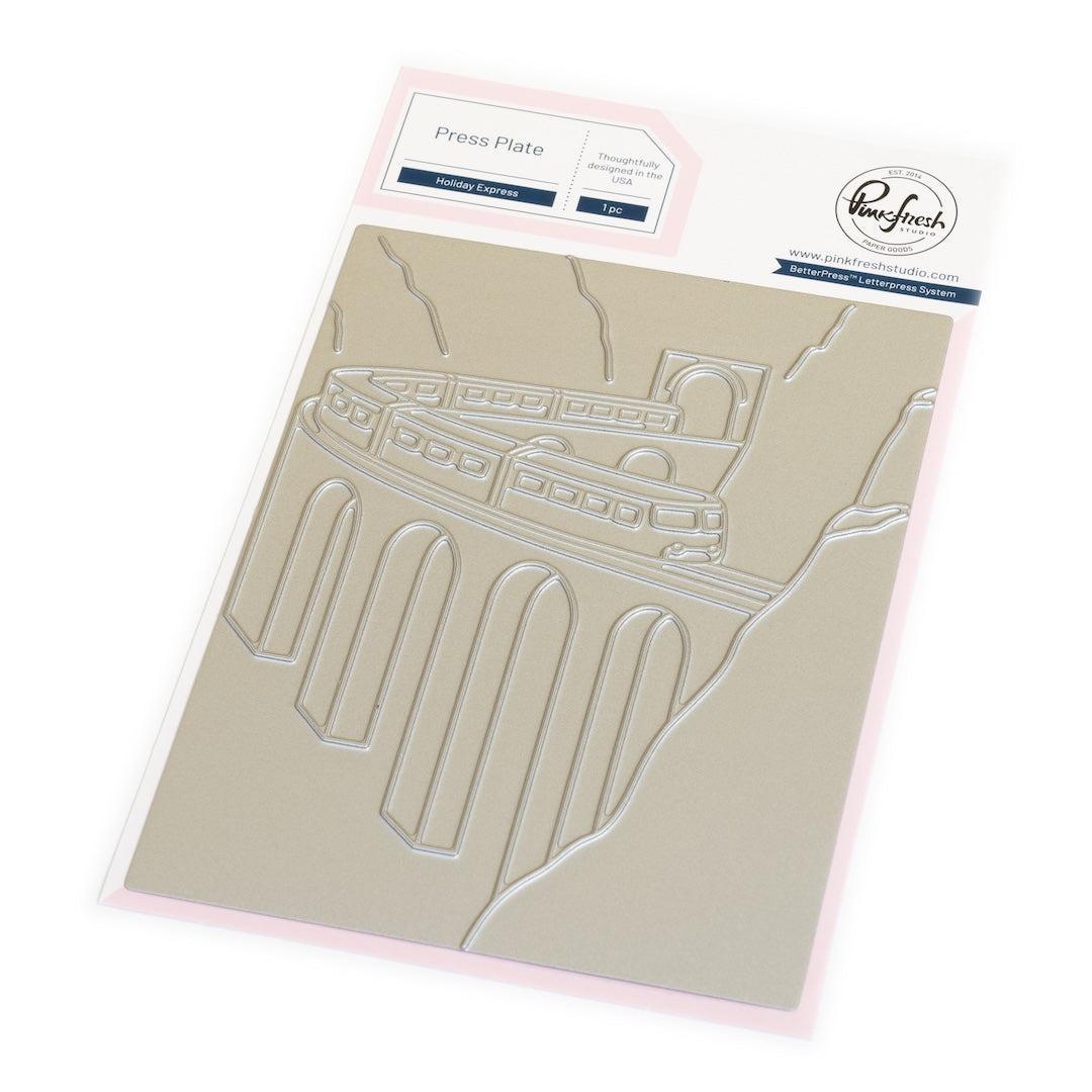 Pinkfresh Studio - Press Plates - Holiday Express-ScrapbookPal