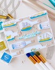 Pinkfresh Studio - Press Plates - Message In A Bottle-ScrapbookPal