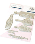 Pinkfresh Studio - Press Plates - Message In A Bottle-ScrapbookPal