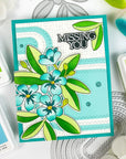 Pinkfresh Studio - Press Plates - Plumeria-ScrapbookPal