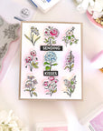 Pinkfresh Studio - Stencils - Beautiful Botanicals-ScrapbookPal