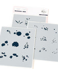 Pinkfresh Studio - Stencils - Beautiful Botanicals-ScrapbookPal