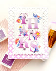 Pinkfresh Studio - Stencils - Bloom of Thanks-ScrapbookPal