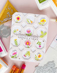 Pinkfresh Studio - Stencils - Bloom of Thanks-ScrapbookPal