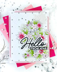 Pinkfresh Studio - Stencils - Cheerful Blossoms-ScrapbookPal