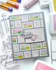 Pinkfresh Studio - Stencils - Classic Correspondence-ScrapbookPal
