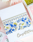 Pinkfresh Studio - Stencils - Cottage Flourish-ScrapbookPal
