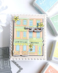 Pinkfresh Studio - Stencils - Darling District-ScrapbookPal