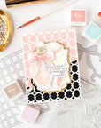 Pinkfresh Studio - Stencils - Elegant Essence-ScrapbookPal