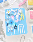 Pinkfresh Studio - Stencils - Elevated Rainbows-ScrapbookPal