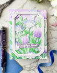 Pinkfresh Studio - Stencils - Floral Field-ScrapbookPal