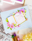 Pinkfresh Studio - Stencils - Floral Tale-ScrapbookPal