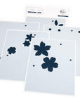 Pinkfresh Studio - Stencils - Fresh Florals-ScrapbookPal