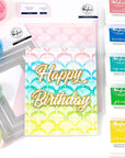 Pinkfresh Studio - Stencils - Geo Arch Layering-ScrapbookPal