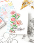 Pinkfresh Studio - Stencils - Lovely Blooms-ScrapbookPal