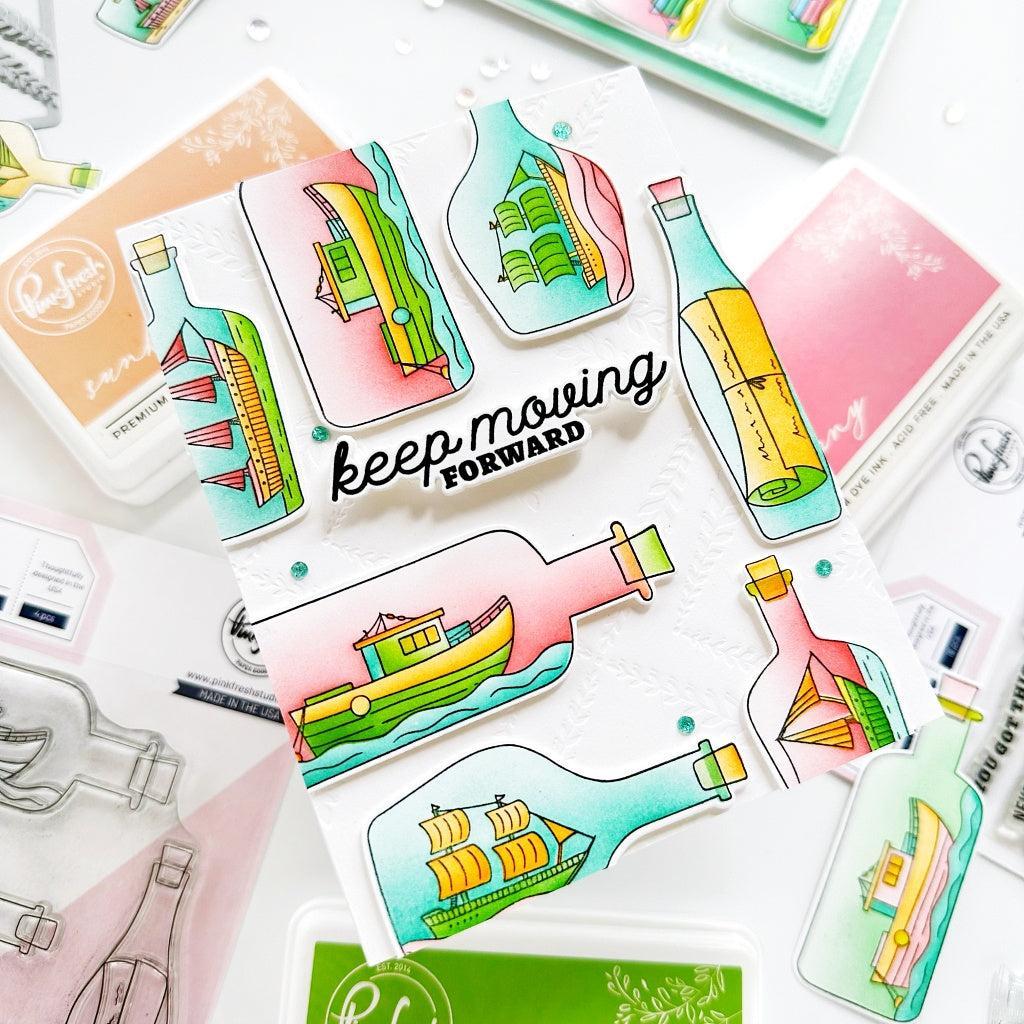 Pinkfresh Studio - Clear Stamps - Message In A Bottle-ScrapbookPal