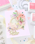 Pinkfresh Studio - Stencils - Peony Perfection-ScrapbookPal