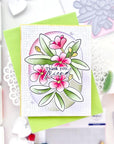 Pinkfresh Studio - Stencils - Plumeria-ScrapbookPal