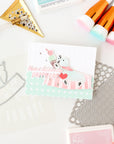 Pinkfresh Studio - Stencils - Seaside Cones-ScrapbookPal